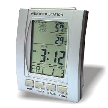  LCD Weather Station Clock