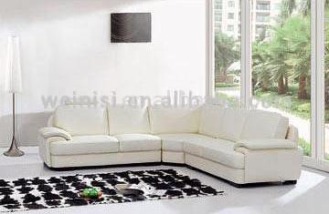 Italian Top Leather Sofa (Italienische Top Ledercouch)