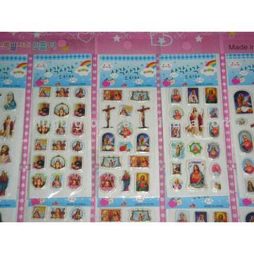  Puffy Self-Adhesive Stickers