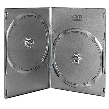  7mm Double Black Long DVD Case ( 7mm Double Black Long DVD Case)