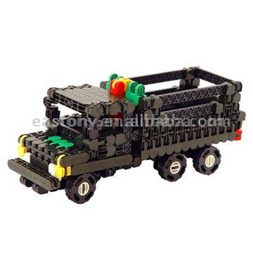  Construct Toys & Educational Children Toys with Plastic of Military Tru (Construire Jouets & jouets éducatifs pour enfants en plastique avec des militai)