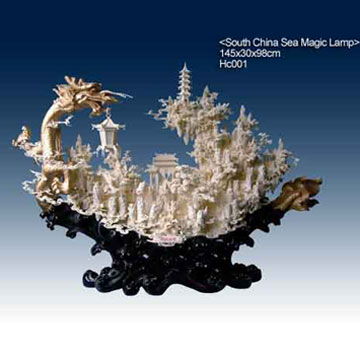  Bone Carving (South China Sea Magic Lamp)