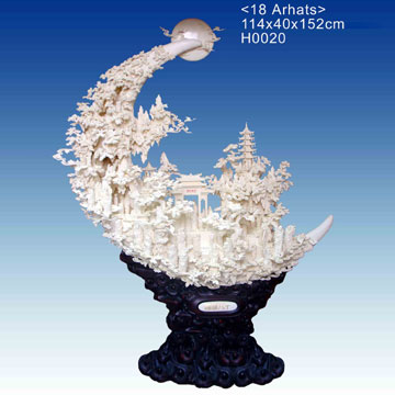  Bone Carving (18 Arhats) ( Bone Carving (18 Arhats))