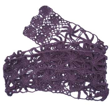  Crochet Scarf (Вязание крючком шарф)