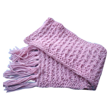  Crochet Scarf (Вязание крючком шарф)