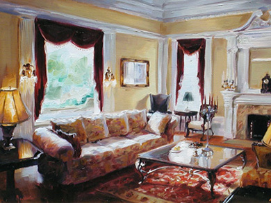 Indoor Painting on Oil Painting  Indoor Scenery    Oil Painting  Indoor Scenery