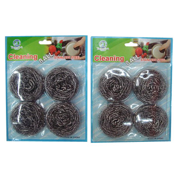  4pc Metallic Scourer