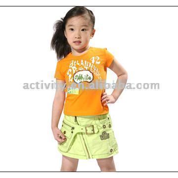  Short Sleeve T-Shirt and Short Skirt ( Short Sleeve T-Shirt and Short Skirt)