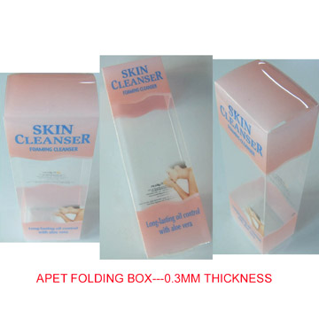  APET Folding Box for Cosmetics (APET Fabrication de boîtes pliantes pour les cosmétiques)