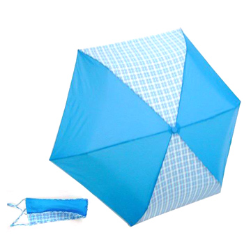  21 x 6k Three-Fold Umbrella with Cosmetic Bag (21 х 6K три раза Зонтик с косметическими сумка)