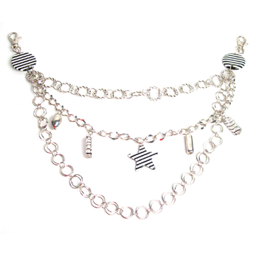  Acrylic Chain with Glass Bead Belt (Акриловые цепочка с бисером пояса)