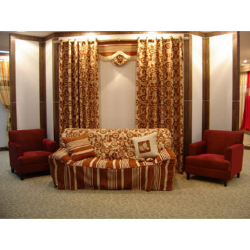  Chenille Curtain, Sofa Cover and Cushion ( Chenille Curtain, Sofa Cover and Cushion)