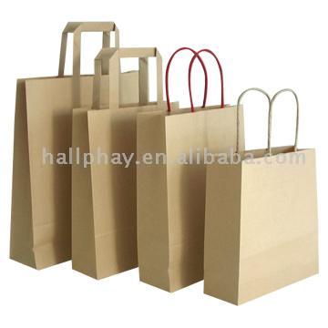  Brown Kraft Paper Bag with Handle (Brown Kraft Paper Bag avec poignée)