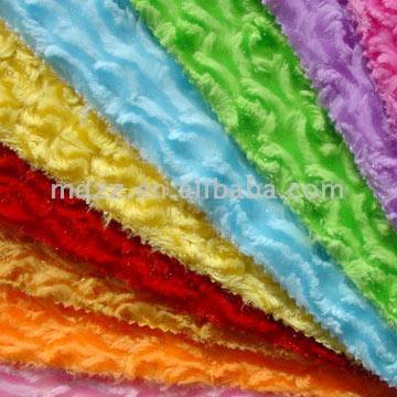  Circle Line Plush Fabric ( Circle Line Plush Fabric)