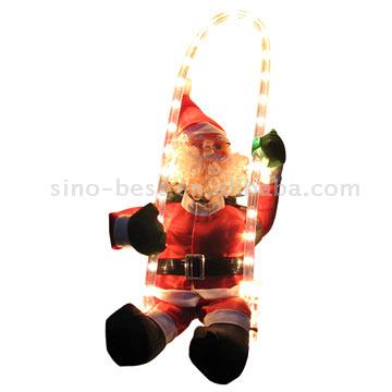  Santa Sitting On The Lighting Swing (Санта-Sitting On The Lighting Swing)