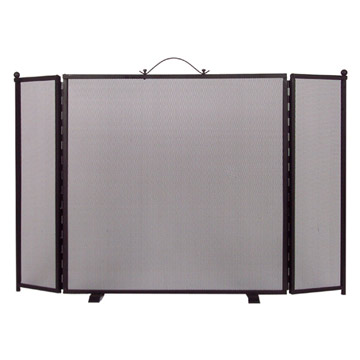  3-Fold Wrought Iron Screen (3-Fold Fer forgé écran)