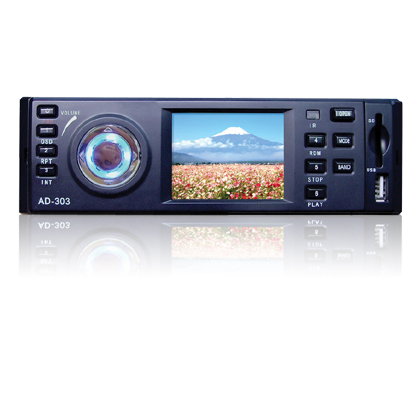  All-in-One In-Dash DVD Player with 2.5" TFT LCD Screen/USB/SD Jack ( All-in-One In-Dash DVD Player with 2.5" TFT LCD Screen/USB/SD Jack)