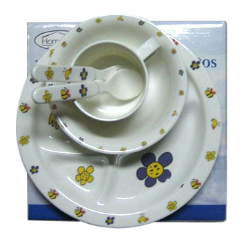  Melamine Dinner Set For Children (Меламин набор посуды на детей)