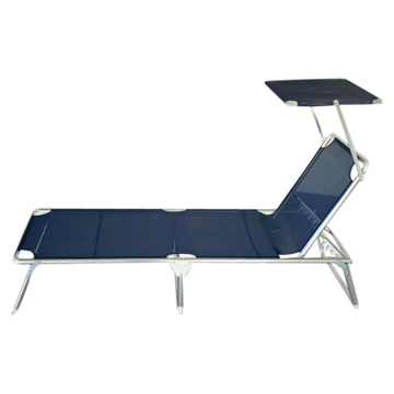  Notch Aluminum Foldable Bed with Sunshade (Notch lit pliant en aluminium avec pare-soleil)