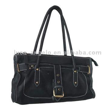  Washed Leather Handbag (Sac  main en cuir lav)