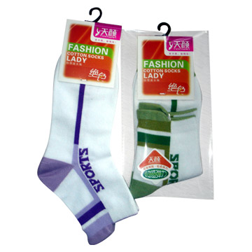  Women`s Cotton Sock (Cotton Women`s Sock)