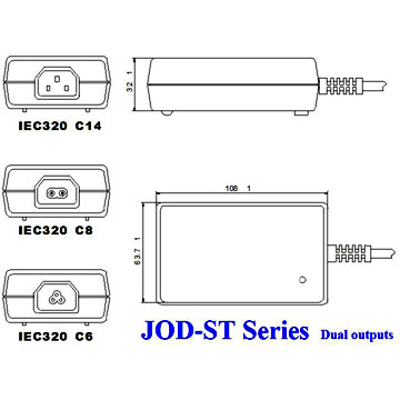  Switching Mode Power Adapter (Dual Output: 3.3/7V, 9W Max.) (Switching Mode Power Adapter (Dual Ausgang: 3.3/7V, 9W max.))