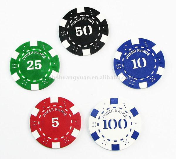  Poker Chip with Sticker