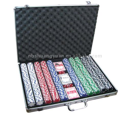  1,000pcs Poker Chip Set (1000 шт Poker Chip Set)