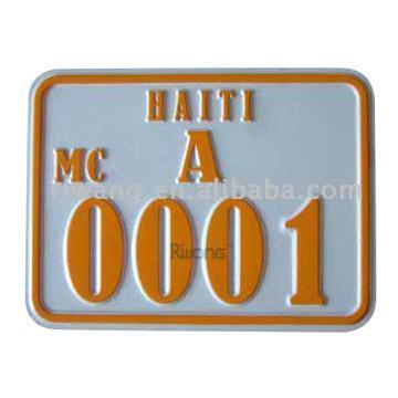 Haiti Motorcycle License Plate (Haïti Motorcycle License Plate)