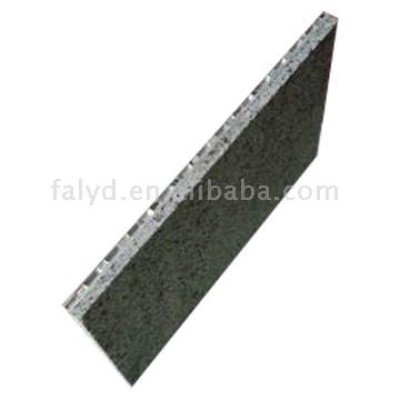  Aluminum Honeycomb Panel with Stone Finished ( Aluminum Honeycomb Panel with Stone Finished)