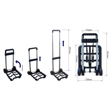  Plastic Portable Luggage Cart (Пластиковые Портативный Камера Корзина)