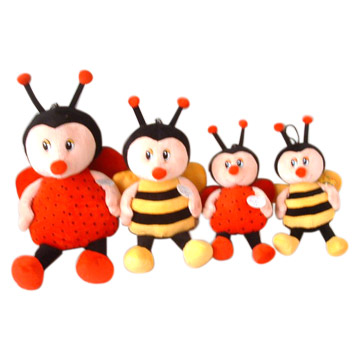  Plush Bees (Peluche Abeille)