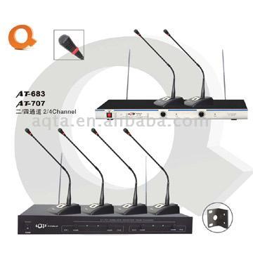  2/4ch VHF Wireless Conference Microphone