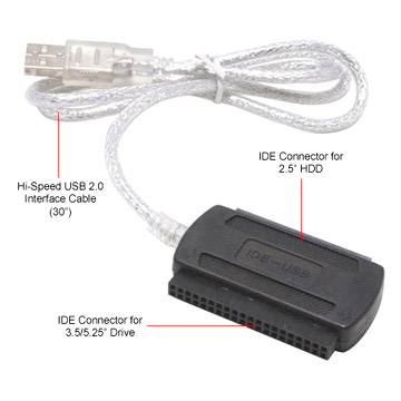  USB2.0 to IDE Cable ( USB2.0 to IDE Cable)
