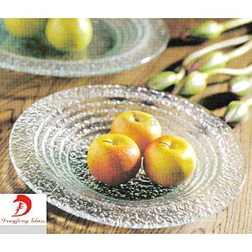  Glass Fruit Tray/Plate (Glass Fruit Tray / Plate)