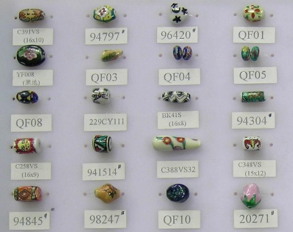  Famille Porcelain Beads (Show Board-13AB-1) ( Famille Porcelain Beads (Show Board-13AB-1))
