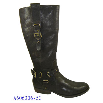  Ladies` Leather Boots ( Ladies` Leather Boots)