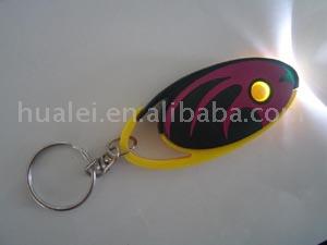  LED Fish Shaped Key Chain (LED en forme de poisson Key Chain)