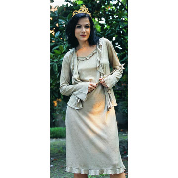  Silk Embroidered Dress ( Silk Embroidered Dress)