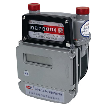  IC Card Prepaid Gas Meter ( IC Card Prepaid Gas Meter)