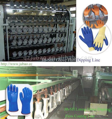  Cotton Lining Glove Dipping/Half-Dipping Machine