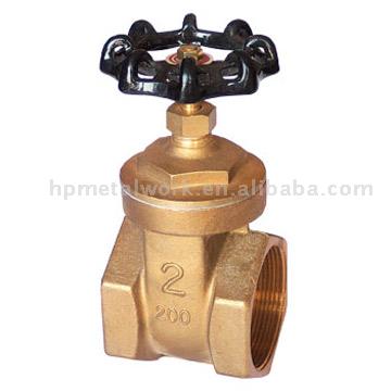  Brass Gate Valve ( Brass Gate Valve)
