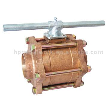  Bronze 3pc Ball Valve (Бронзовая 3pc шаровые краны)