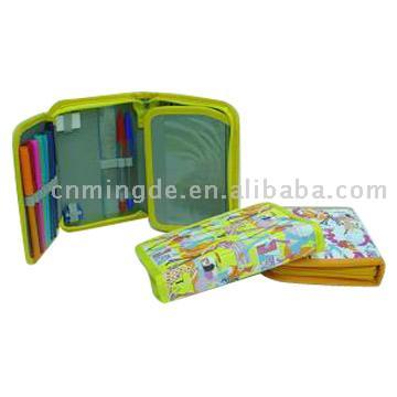  Single Pencil Case with Two Flaps