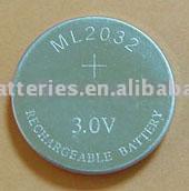  3.0V Rechargeable Li-ion Button Battery ( 3.0V Rechargeable Li-ion Button Battery)