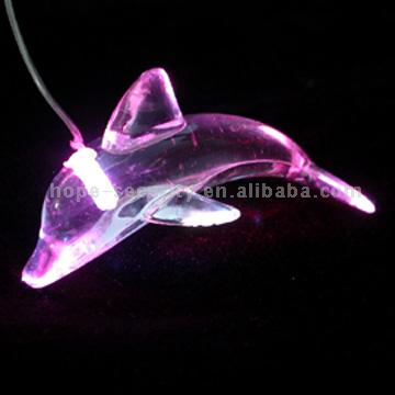  Glowing Acrylic Dolphin (Glowing Акриловые дельфин)
