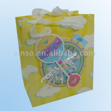  Gift Bag with Ribbon Handle (Подарочная сумка с лентой ручкой)