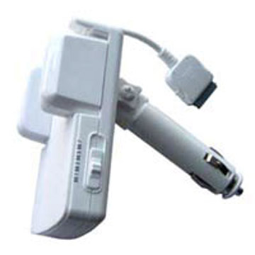 FM-Transmitter, Ladegerät und Halter-Kit für iPod (FM-Transmitter, Ladegerät und Halter-Kit für iPod)