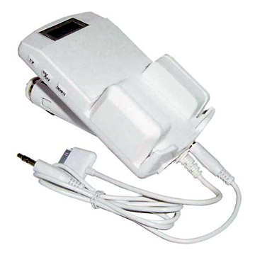 FM-Transmitter, Charger, Inhaber und Audio-Kabel für iPod (FM-Transmitter, Charger, Inhaber und Audio-Kabel für iPod)