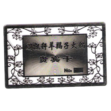  Silver Metal Card ( Silver Metal Card)